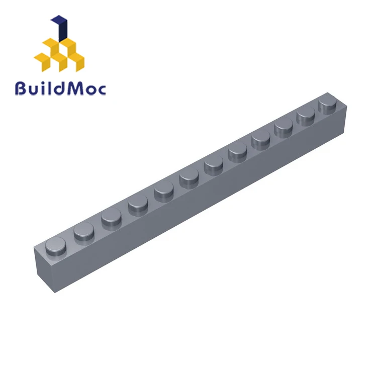 

BuildMOC Compatible Assembles Particles 6112 Brick 1 x 12 For Building Blocks Parts DIY Educati