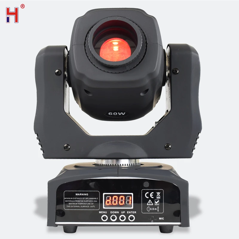 Moving Head 60W Led Spot Lights By Dmx Control Lyre Projector Mobile Good For Lighting Dj Party Lights