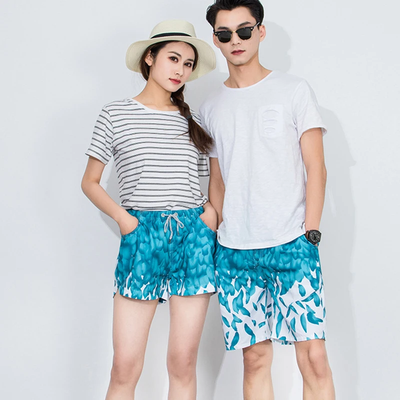 Шорты для плавания размера плюс длина до колена на завязках пляжные шорты мужчин