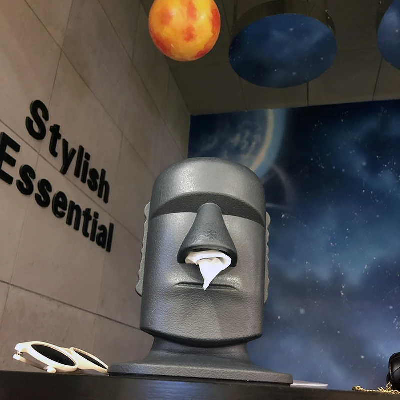 Новый креативный Американский портрет тканевая коробка Камень Офисный поднос