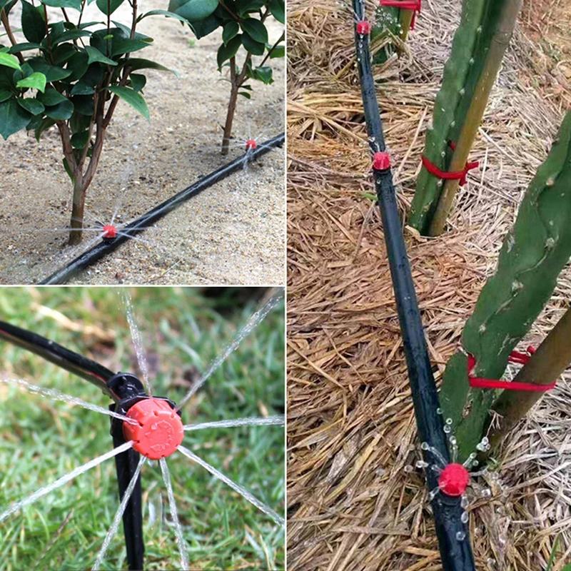 100 шт./упак. регулируемая микрокапельная система орошения поливные спринклеры