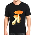 Новая футболка с принтом, с круглым вырезом, аманита, иллюстрация цезария, сделанная на заказ Хлопковая мужская футболка с коротким рукавом