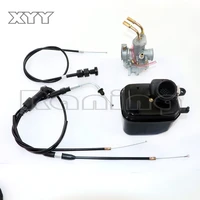 motorcycle carburetors carby air filter throttle cable choke cable for yamaha peewee pw50 pw 50 py50 yzinger 50 yzinger bike
