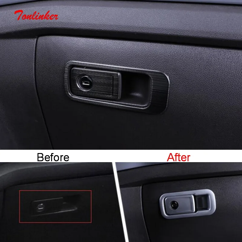 Tonlinker наклейки на внутренние перчатки ручки коробки для Volkswagen Teramont 2017 20 Стайлинг