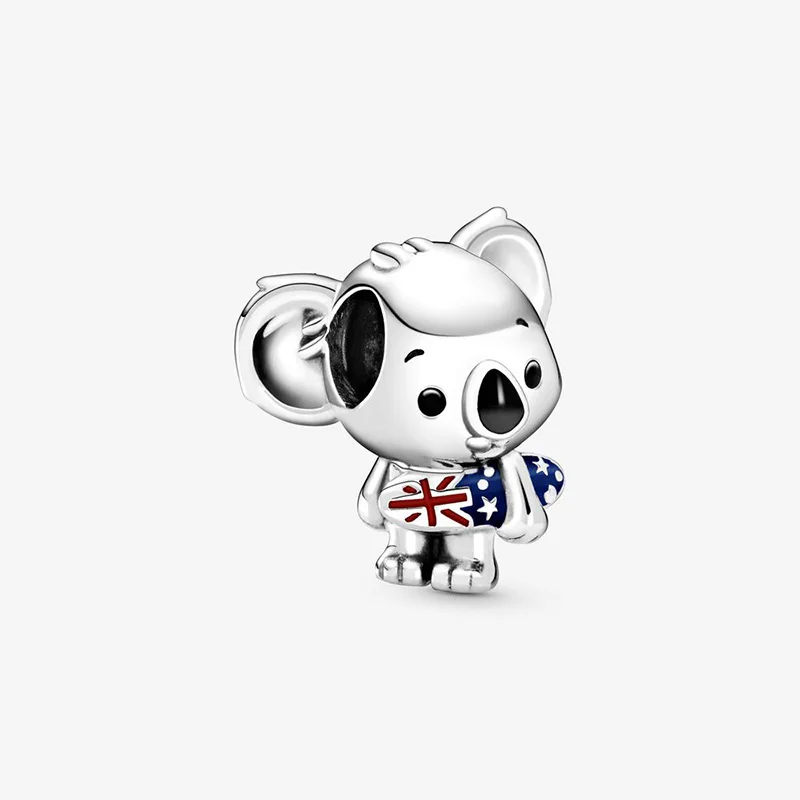 

HOT 2020 Pre-Autumn New Arrival Wavy Union Jack Lion Charm fit Original Pandora Charms Bracelet For Women DIY Jewelry Popular