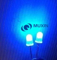 3 мм LED синий диффузный круглый светоизлучающий диод лампа шарик DIP плагин через