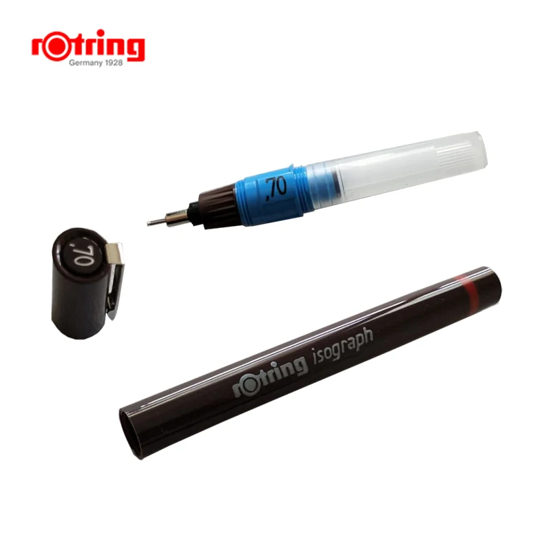 Изограф Rotring ручка для рисования с пористыми точками и заправляемыми чернилами 0