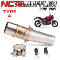 motorcycle exhaust middle pipe link pipe for honda nc700x nc750x nc750s nc700s 2012 2017 nc700 exhaust nc750 muffler