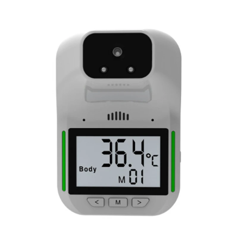 

Wall-Mounted Non-Contact Infrared Thermometer for Office Factory Shop School LED Digital Temperature Measurement