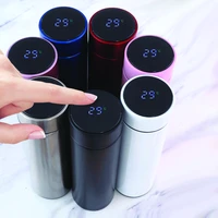 smart 304 stainless steel vacuum water cup temperature display cup business gift in car thermos