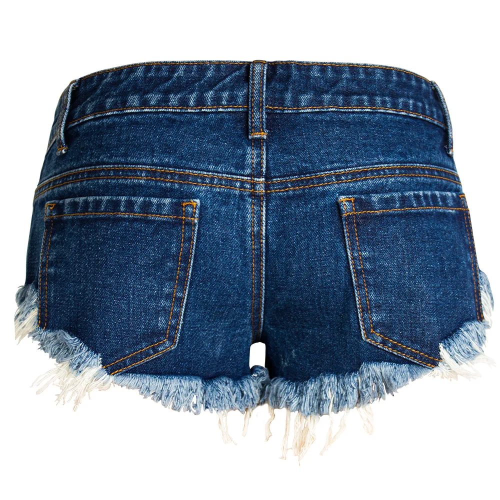 

Sexy Women Denim Jeans Super Short Shorts Mini Low Waist Fringe Hot Pants Summer Woman Fashion Clothing Pantalones Cortos Mujer