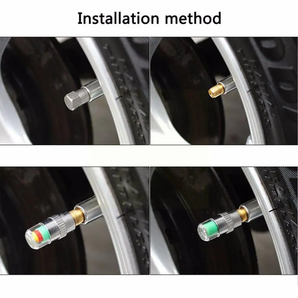 4 шт./компл. задняя крышка автомобильной шины предупредительный прибор полезный