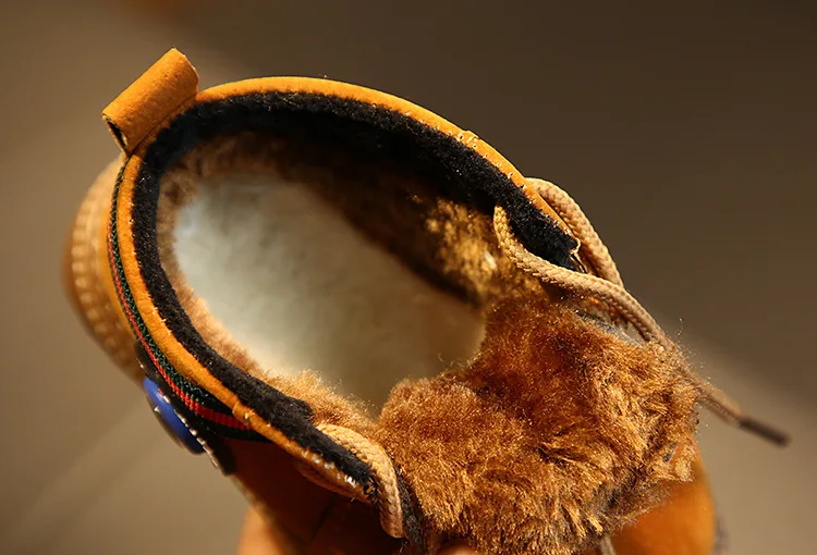 

Winter Baby Shoes Soft Bottom Non-slip Baby Toddler Shoes 0-2 Baby Cotton Shoes Infant Shoes Little Girl Shoes