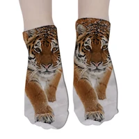 Короткие носки с 3D принтом животных#2