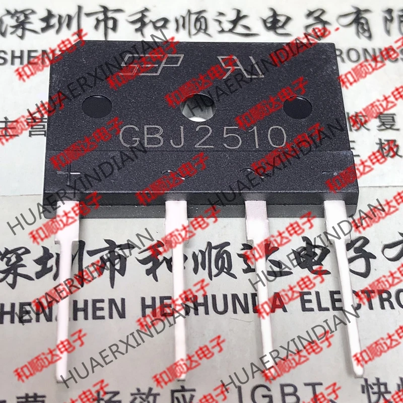1 шт. новый оригинальный GBJ2510 1000 В 25A гарантия качества|Компоненты