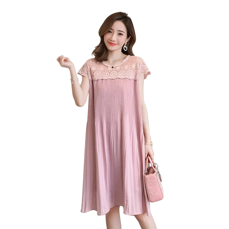 Кружевное платье без рукавов для беременных Платья Одежда Vestidos летняя одежда |