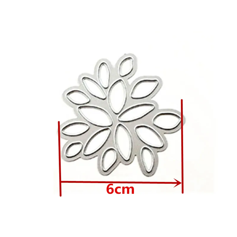 Металлические пресс формы в виде лепестков для больших пальцев трафареты