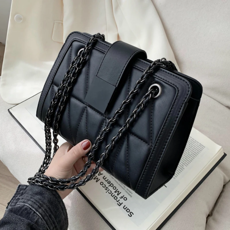 

Winter Large Shoulder Bag Women Travel Bags Leather Pu Quailty Bag Female Luxury Handbags Women Bags Designer Sac A Main Femme