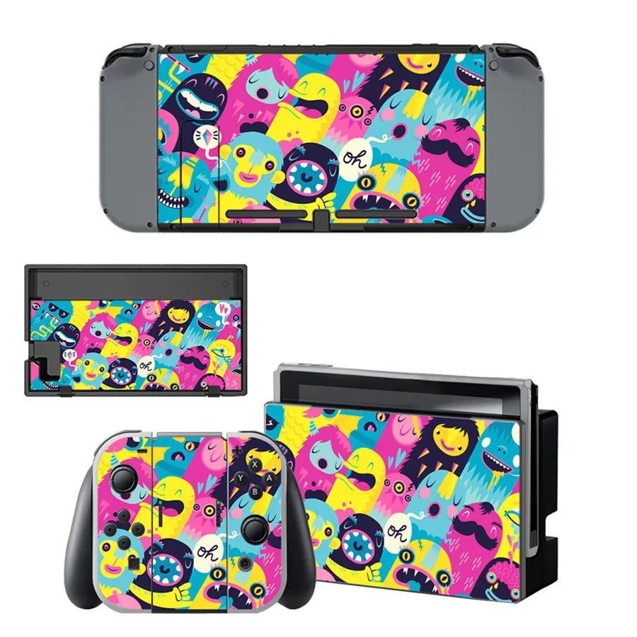 Стильная виниловая наклейка в стиле граффити для консоли Nintendo Switch NS NX и игровых