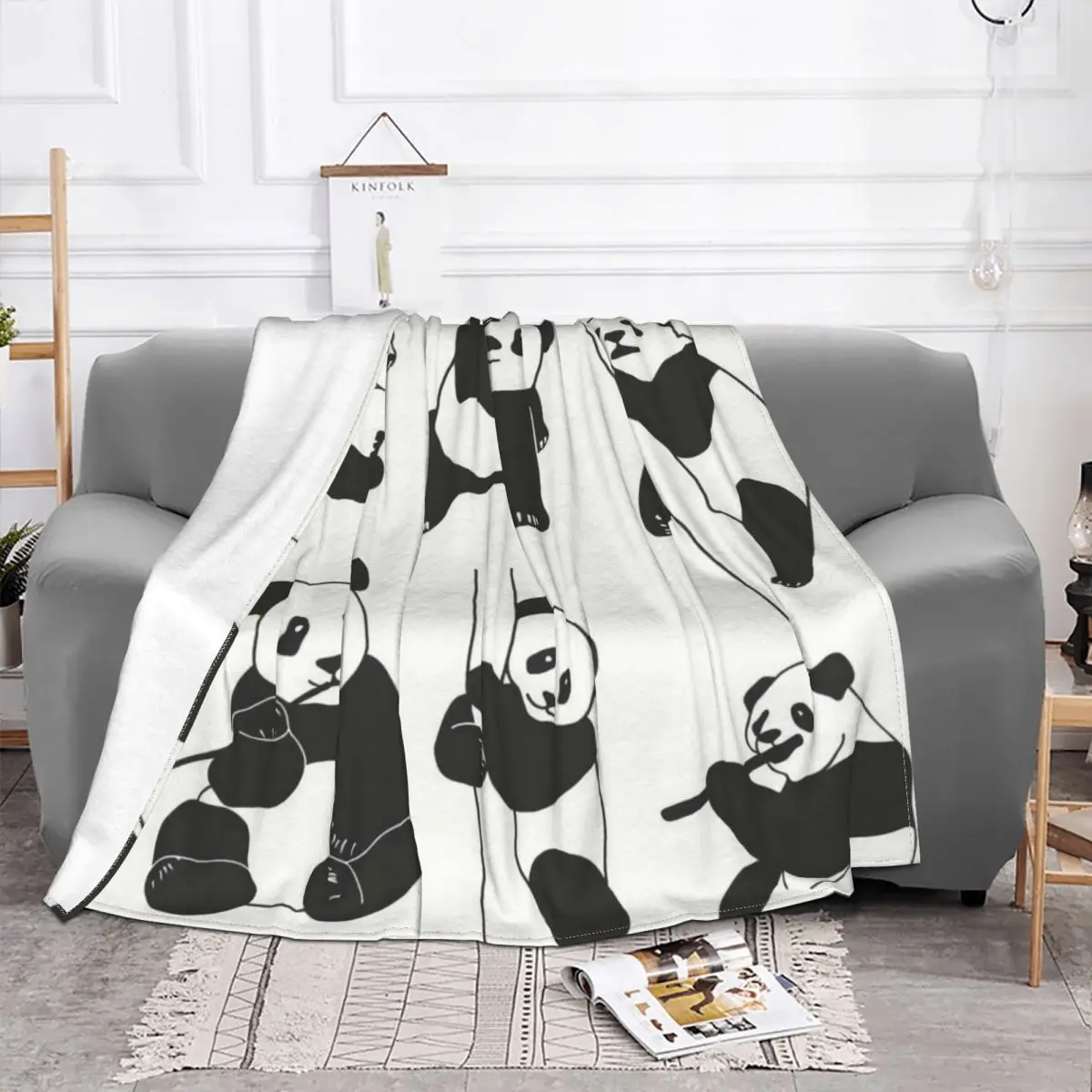 Мягкие дышащие фланелевые одеяла в клетку для спальни | Дом и сад