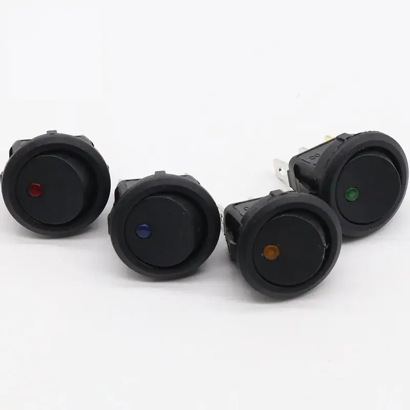 2 шт. 12 В светодиодный кулисный переключатель Светодиодный точечный светильник 3