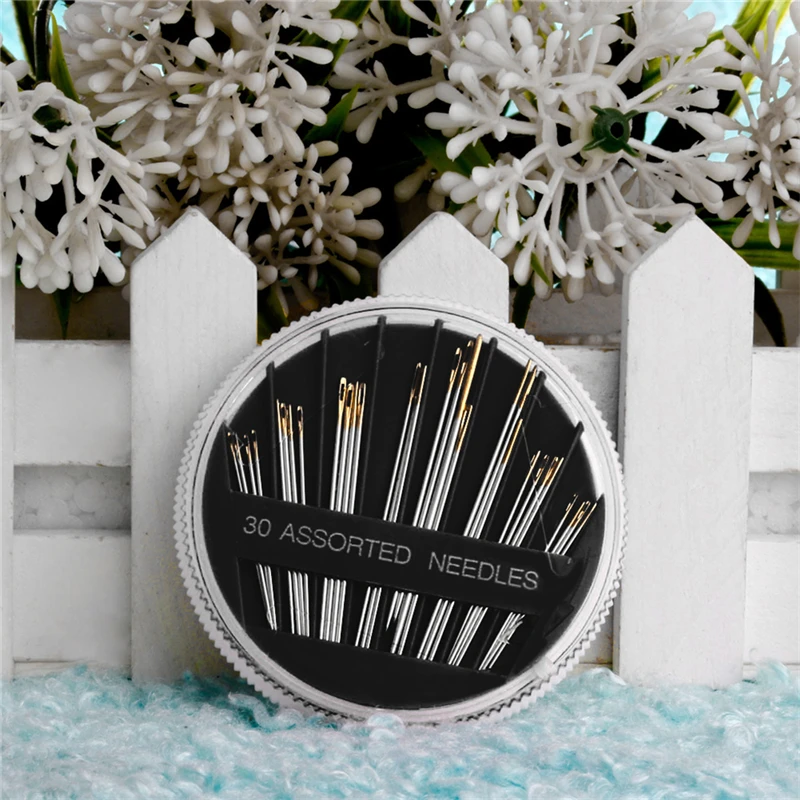 Европа и США золотой хвост ручной шитья коробка для иголок иглы 30 шт. Игла diy нить