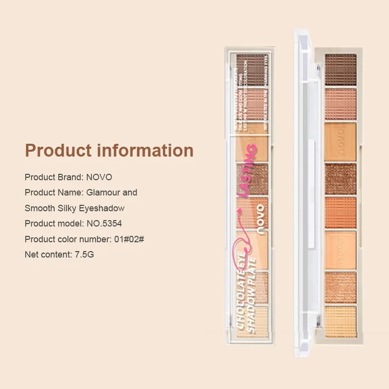 

1 Nude Matte Eyeshadow Palette Waterproof Shimmer Smoky Long Lasting Makeup Palette Glitter Eye Shadow Cosmetics