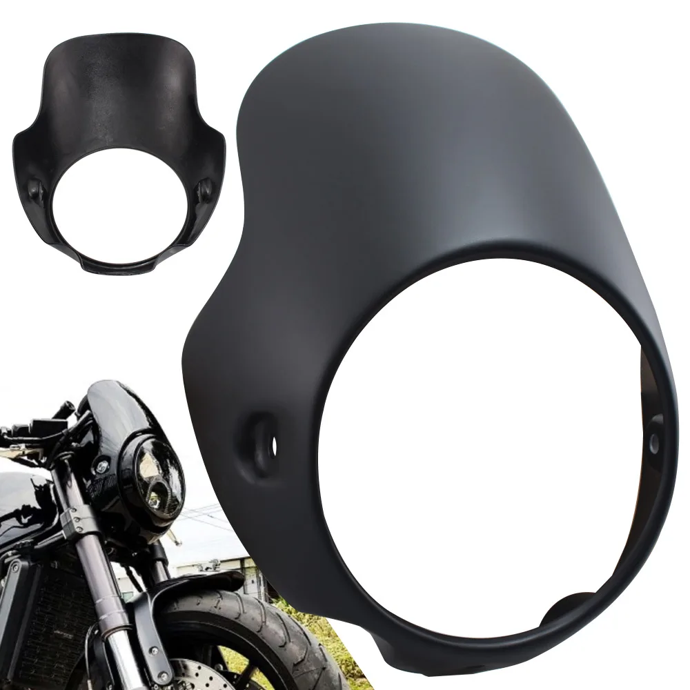 Универсальный обтекатель для мотоциклетной фары 7 дюймов в стиле ретро Cafe Racer Triumph