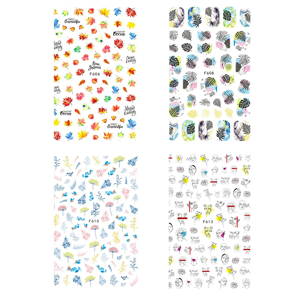 1 шт. 3D слайдер для ногтей наклейки со звездами блестящая декорация наклейка