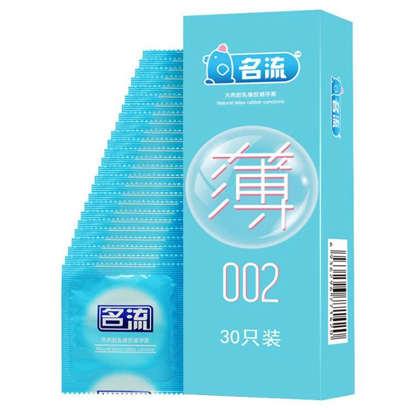 Super Ultra Thin Condoms 30pcs MingLiu Intimate Condone Good Sex Products Natural Rubber Latex Penis Sleeve long-lasting For Men | Красота и