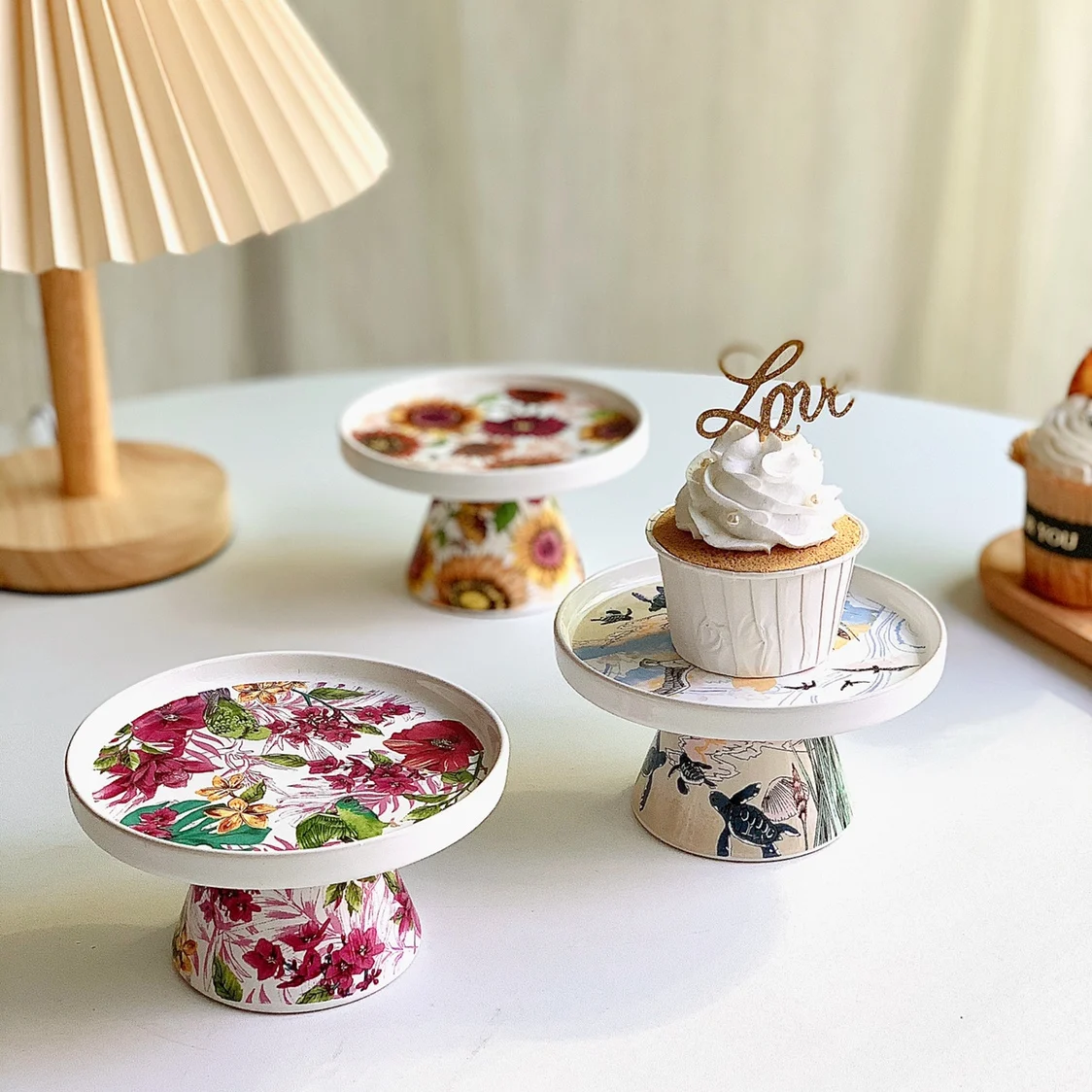 

Искусственный поднос для цветов, фруктов, поднос для высоких ног, инструменты для украшения ресторана