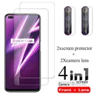 Защитная пленка для экрана и камеры Realmi 6 pro, 2 в 1