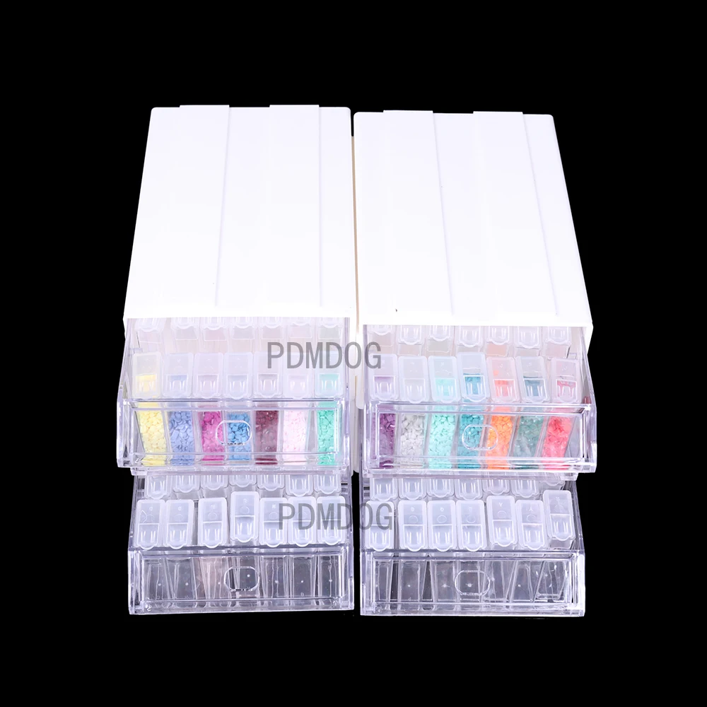 

140 Grids Storage Case Box Organizer Nail Glitter Diamond Embroidery Diamond Painting Tools Jewelry Drill Storage Drawer Box