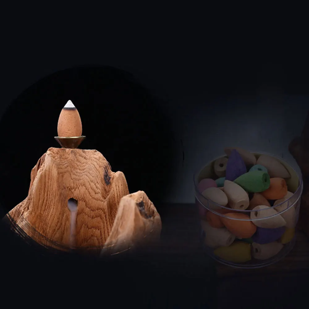 20 шт. конусы для благовоний кокос магнолия янтарь|Благовония и курильницы| |