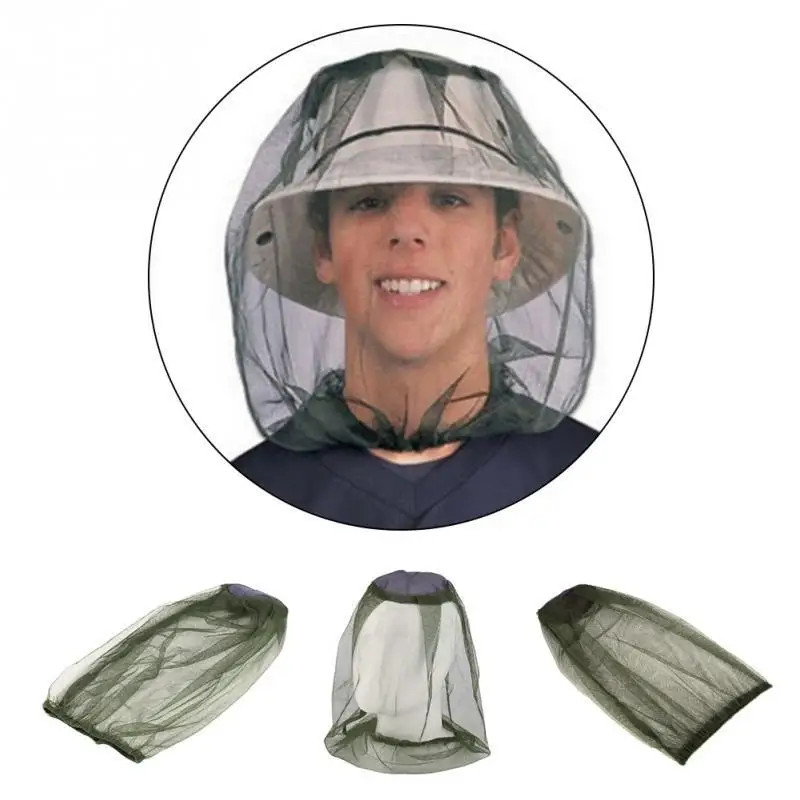 Уличная Ночная рыболовная Кепка противомоскитная сетка от насекомых