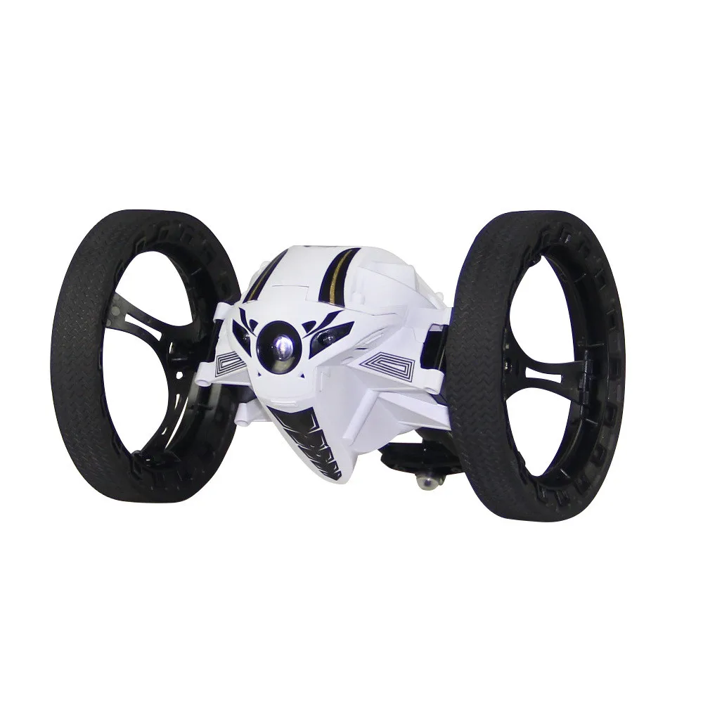 RC автомобиль отскок Автомобиль Дистанционное управление игрушки RC робот 80 см высокий прыгающий игрушечный автомобиль машинки на радиоуправлении машина светодиодный ночной игрушки детские подарки - Цвет: white