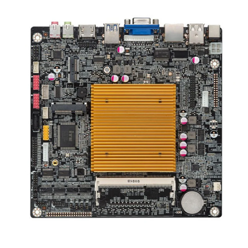 Мини ITX материнская плата J1900 процессор 2 0 GHz DDR3 8GB/1600MHz тонкий мини четырехъядерный