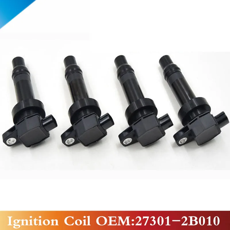 4 шт. пробка катушки зажигания для KIA Soul 1 6 2010 2011 Rio Rio5 2012 2013 2014 Accent I20 I30 2009 27301