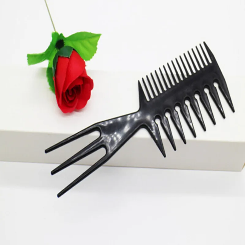 

Hair Combs Fish Bone Shape Man Hairstyling Tool Professional Double Side Tooth Combs Barber Hair Dyeing Cutting Coloring Brush