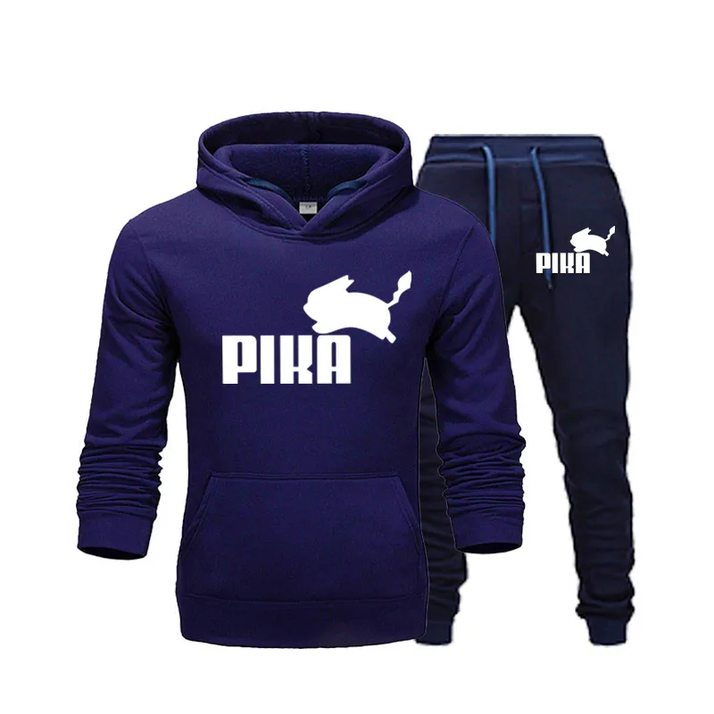 

2021 Autumn Winter Hot Two Pieces Sets Thick hoodies Tracksuit Men/women Sportswear Gyms Fitness Training Hoodies Sweatshirts