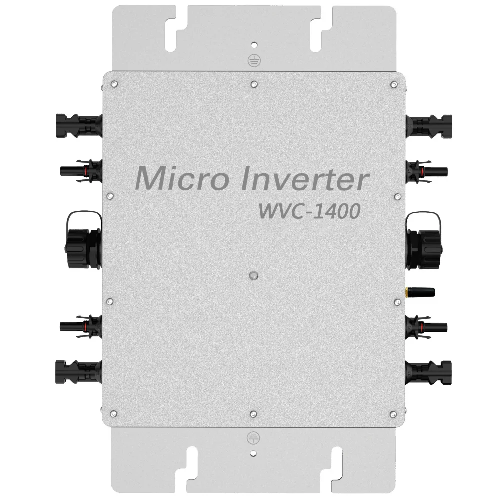 Новая версия умный инвертор для солнечной батареи 1400W Wifi контрольный замер и