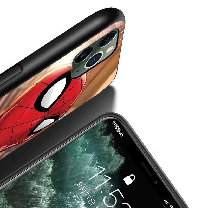 

Marvel Avengers Super Hero Spider Man For Apple iPhone 12 11 XS Pro Max Mini XR X 8 7 6 6S Plus 5 5S SE TPU Silicone Phone Case