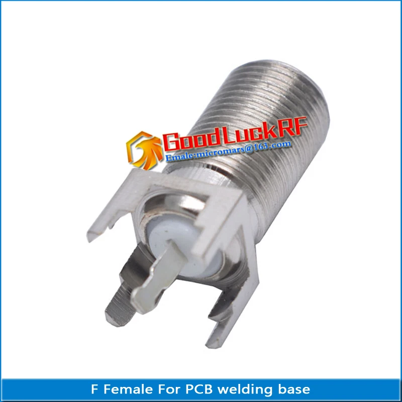 1X Pcs F Female четыре фута f-головка сварочная база кабель ТВ приставка адаптер PCB
