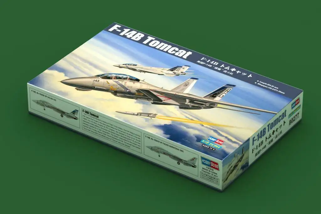 

Hobbyboss Model 80277 1/72 Scale F-14B Tomcat Model Kit