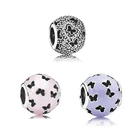 Бабочка силуэт Подвески для изготовления ювелирных изделий Fit оригинальные Подвески 925 серебряные браслеты и браслет для женщин DIY бусины из стерлингового серебра