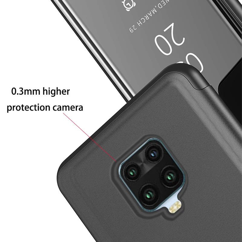 

Smart Mirror Flip Case For Xiaomi 11 10T 10 9T 9 8 Pro Lite poco X3 Nfc F2 Pro Poco F2 Pro Poco M3 Poco M2 A3 Lite CC9 CC9E 5A