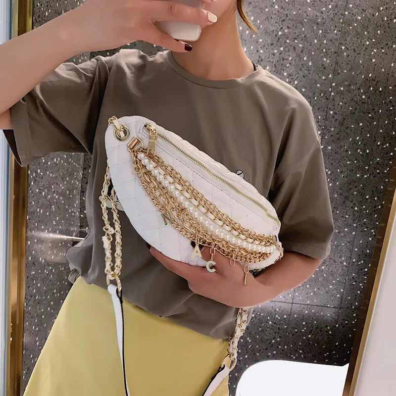 Youda/Модная женская сумка для мобильного телефона с цепочкой однотонная груди в