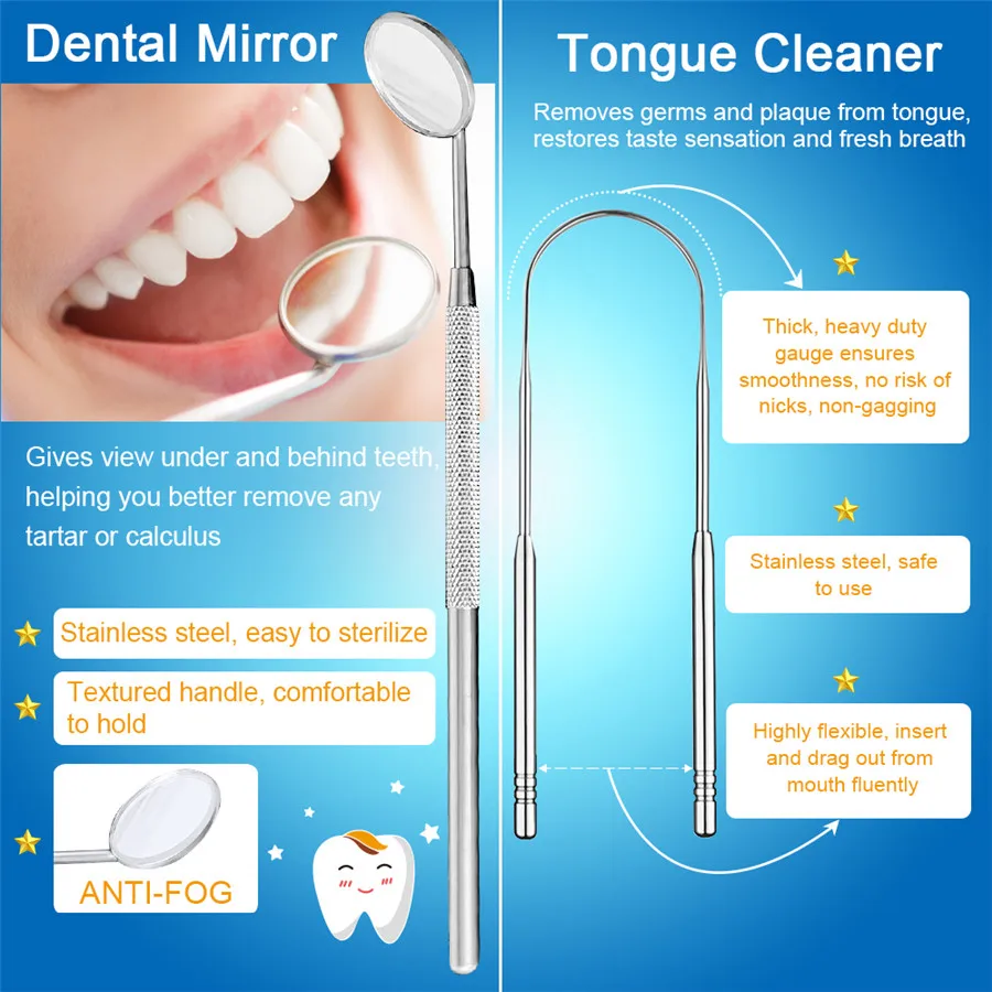 Electric Sonic Oral Irrigator Dental Scaler Tooth Calculus USB Rechargeable Teeth Health Hygiene | Бытовая техника