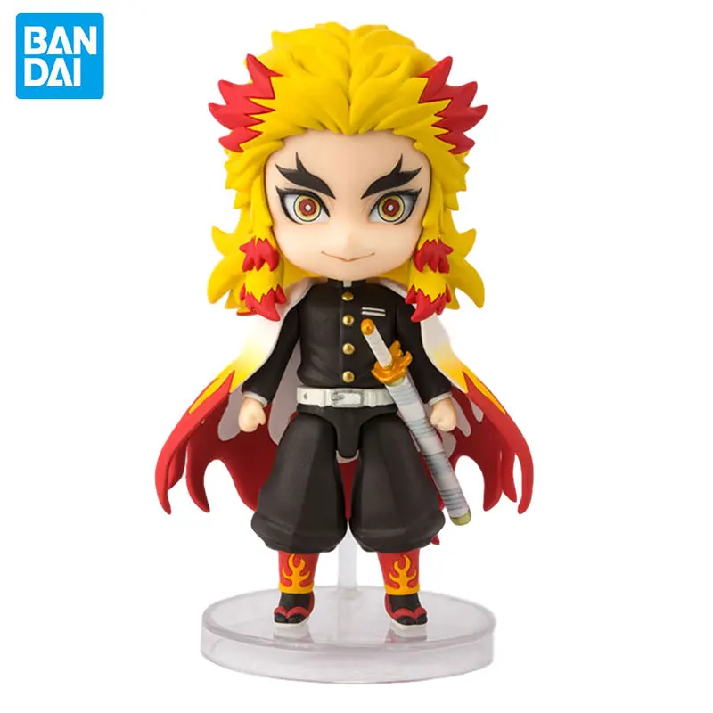 

Аниме, фигурка рассекающего демонов, Rengoku Kyoujurou Q версия, экшн-фигурки, модель, коллекционная кукла, реальный милый подарок
