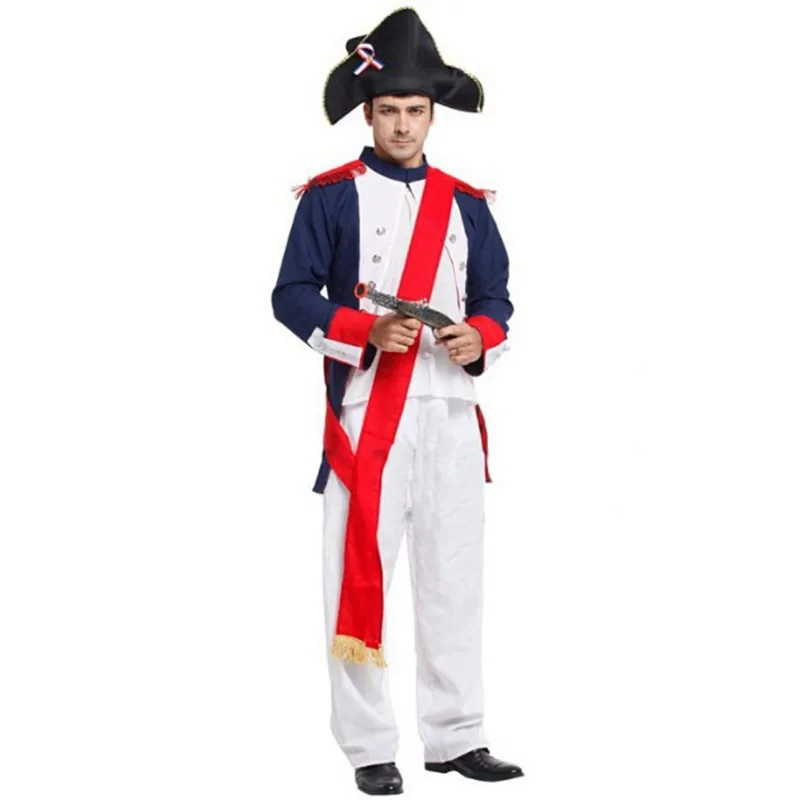 

Halloween cosplay costume stage performance costume ball Handsome napoleon costume